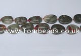 CNG7115 15.5 inches 20*25mm - 30*40mm freeform blood jasper beads