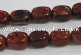 CNG719 15.5 inches 10*14mm nuggets brecciated jasper beads wholesale