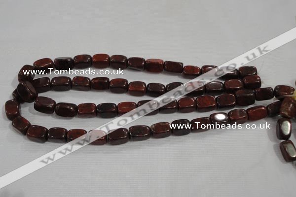 CNG720 15.5 inches 10*15mm nuggets Chinese red jasper beads