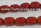 CNG721 15.5 inches 10*14mm nuggets red jasper beads wholesale