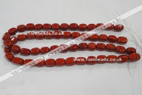CNG721 15.5 inches 10*14mm nuggets red jasper beads wholesale