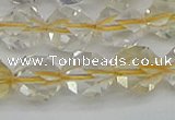 CNG7233 15.5 inches 12mm faceted nuggets citrine gemstone beads