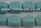 CNG730 15.5 inches 15*18mm nuggets synthetic turquoise beads wholesale