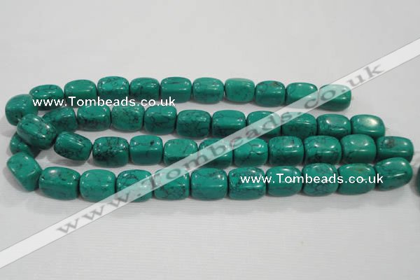 CNG731 15.5 inches 15*18mm nuggets synthetic turquoise beads wholesale