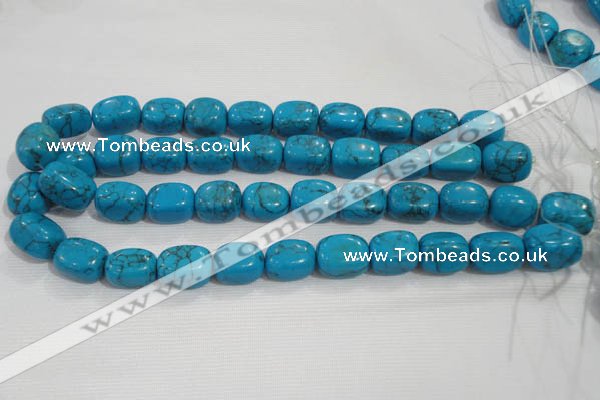 CNG732 15.5 inches 13*18mm nuggets synthetic turquoise beads wholesale