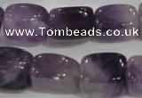 CNG733 15.5 inches 13*18mm nuggets amethyst beads wholesale