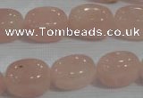 CNG734 15.5 inches 12*18mm nuggets rose quartz beads wholesale