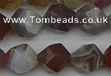 CNG7348 15.5 inches 12mm faceted nuggets botswana agate beads