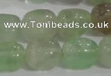 CNG736 15.5 inches 13*18mm nuggets fluorite beads wholesale