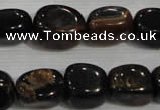 CNG739 15.5 inches 13*18mm nuggets blue tiger eye beads wholesale