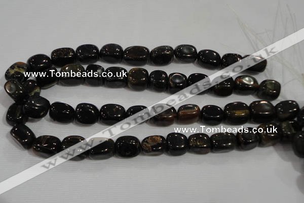 CNG739 15.5 inches 13*18mm nuggets blue tiger eye beads wholesale