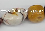 CNG74  15.5 inches 13*18mm - 25*35mm nuggets mookaite gemstone beads