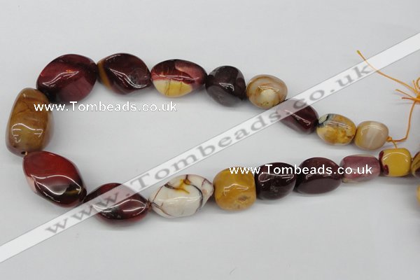 CNG74  15.5 inches 13*18mm - 25*35mm nuggets mookaite gemstone beads