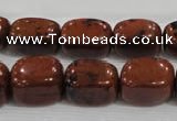 CNG741 15.5 inches 12*16mm nuggets mahogany obsidian beads wholesale