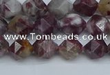 CNG7410 15.5 inches 6mm faceted nuggets tourmaline beads