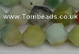 CNG7418 15.5 inches 12mm faceted nuggets amazonite beads