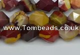 CNG7426 15.5 inches 8mm faceted nuggets mookaite beads