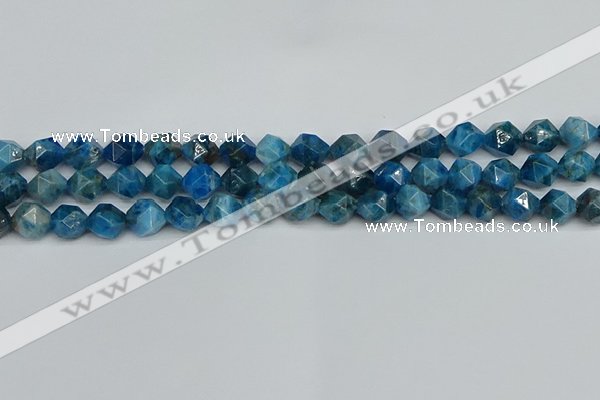 CNG7431 15.5 inches 8mm faceted nuggets apatite gemstone beads