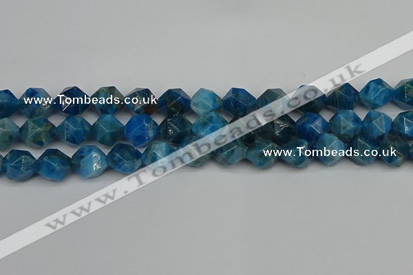 CNG7433 15.5 inches 12mm faceted nuggets apatite gemstone beads