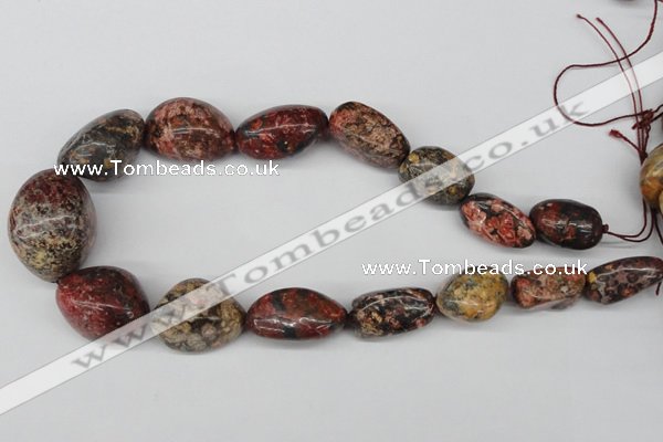 CNG75 15.5 inches 12*16mm - 20*30mm nuggets jasper gemstone beads