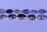 CNG7527 18*25mm - 25*35mm faceted freeform Botswana agate beads