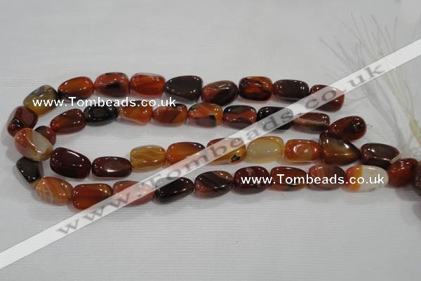 CNG753 15.5 inches 14*20mm nuggets agate beads wholesale