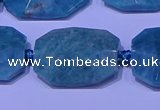 CNG7530 15.5 inches 18*25mm - 25*35mm faceted freeform amazonite beads