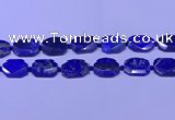 CNG7534 15.5 inches 18*25mm - 25*35mm faceted freeform lapis lazuli beads