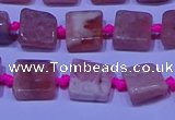 CNG7544 15.5 inches 6*8mm - 10*12mm freeform rhodochrosite beads