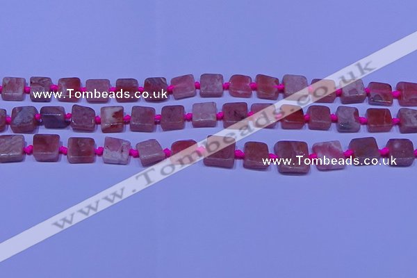 CNG7544 15.5 inches 6*8mm - 10*12mm freeform rhodochrosite beads