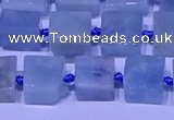 CNG7551 15.5 inches 12*14mm - 14*15mm freeform aquamarine beads