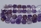 CNG7560 15.5 inches 18*25mm - 20*28mm faceted freeform ametrine beads