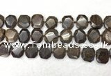 CNG7568 15.5 inches 18*25mm - 20*28mm faceted freeform bronzite beads