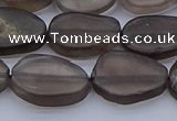 CNG7573 15.5 inches 10*14mm - 13*18mm freeform smoky quartz beads