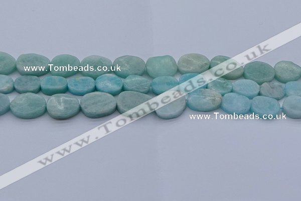 CNG7577 15.5 inches 10*14mm - 13*18mm freeform amazonite beads