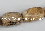 CNG76 15.5 inches 12*18mm - 20*30mm nuggets picture jasper beads