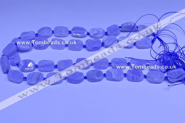 CNG7611 15.5 inches 10*14mm - 12*16mm freeform blue lace agate beads