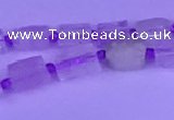 CNG7633 15.5 inches 5*7mm - 8*10mm nuggets kunzite beads