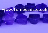 CNG7647 15.5 inches 5*6mm - 8*9mm nuggets amethyst beads