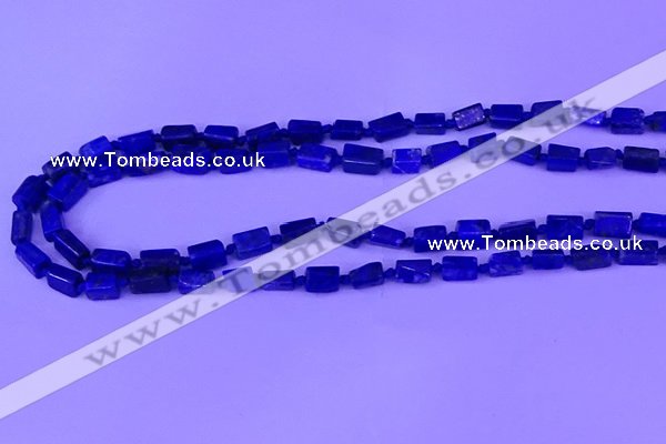 CNG7654 15.5 inches 5*6mm - 6*9mm nuggets lapis lazuli beads