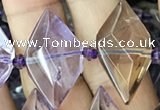 CNG7702 15.5 inches 13*20mm - 15*25mm faceted freeform ametrine beads