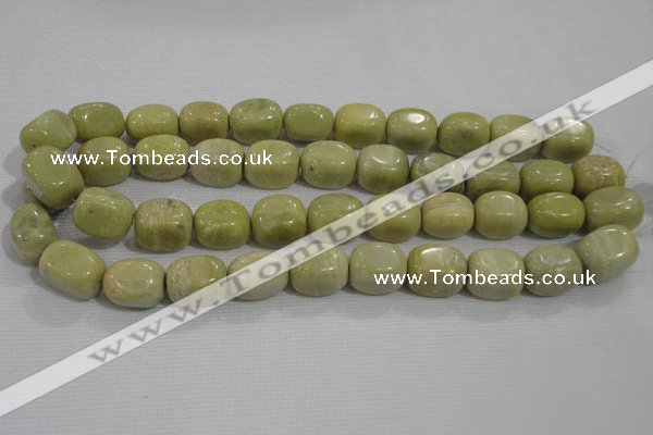 CNG771 15.5 inches 15*18mm nuggets lemon jasper beads wholesale