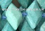 CNG7710 15.5 inches 13*20mm - 15*25mm faceted freeform amazonite beads