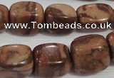 CNG772 15.5 inches 13*18mm nuggets chinese bamboo stone beads wholesale