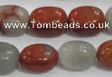 CNG773 15.5 inches 13*18mm nuggets blood stone beads wholesale