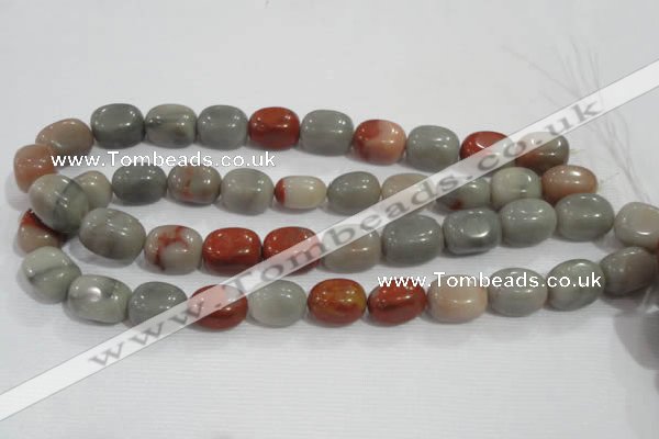 CNG773 15.5 inches 13*18mm nuggets blood stone beads wholesale