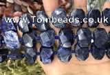 CNG7788 15.5 inches 13*18mm - 15*25mm faceted freeform sodalite beads