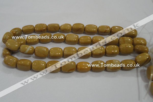 CNG779 15.5 inches 15*20mm nuggets yellow jasper beads wholesale