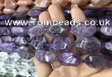 CNG7802 15.5 inches 13*18mm - 18*25mm faceted freeform amethyst beads