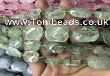 CNG7804 15.5 inches 13*18mm - 18*25mm faceted freeform prehnite beads